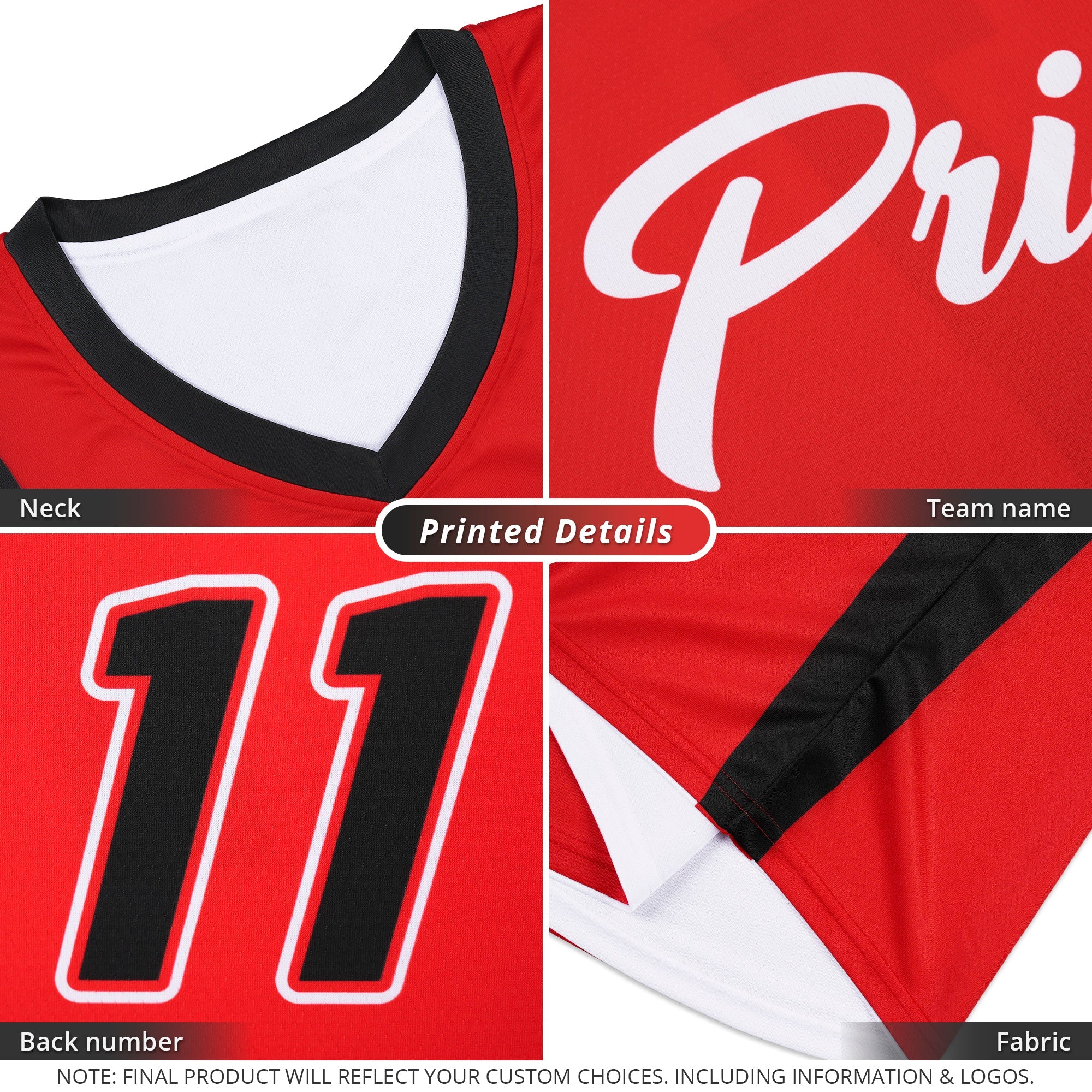 Custom  Reversible Mesh Basketball Jersey Personalized Double Side Tops