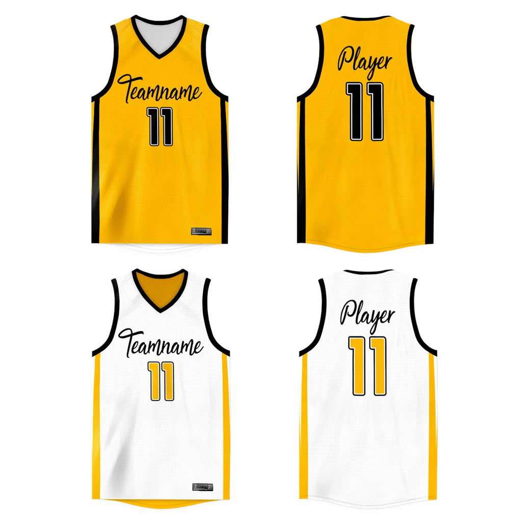 Custom  Reversible Mesh Basketball Jersey Personalized Double Side Tops