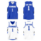 Custom  Reversible Mesh Basketball Jersey Personalized Double Side Tops