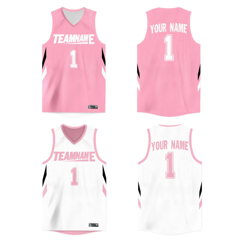Custom  Reversible Mesh Basketball Jersey Personalized Double Side Tops