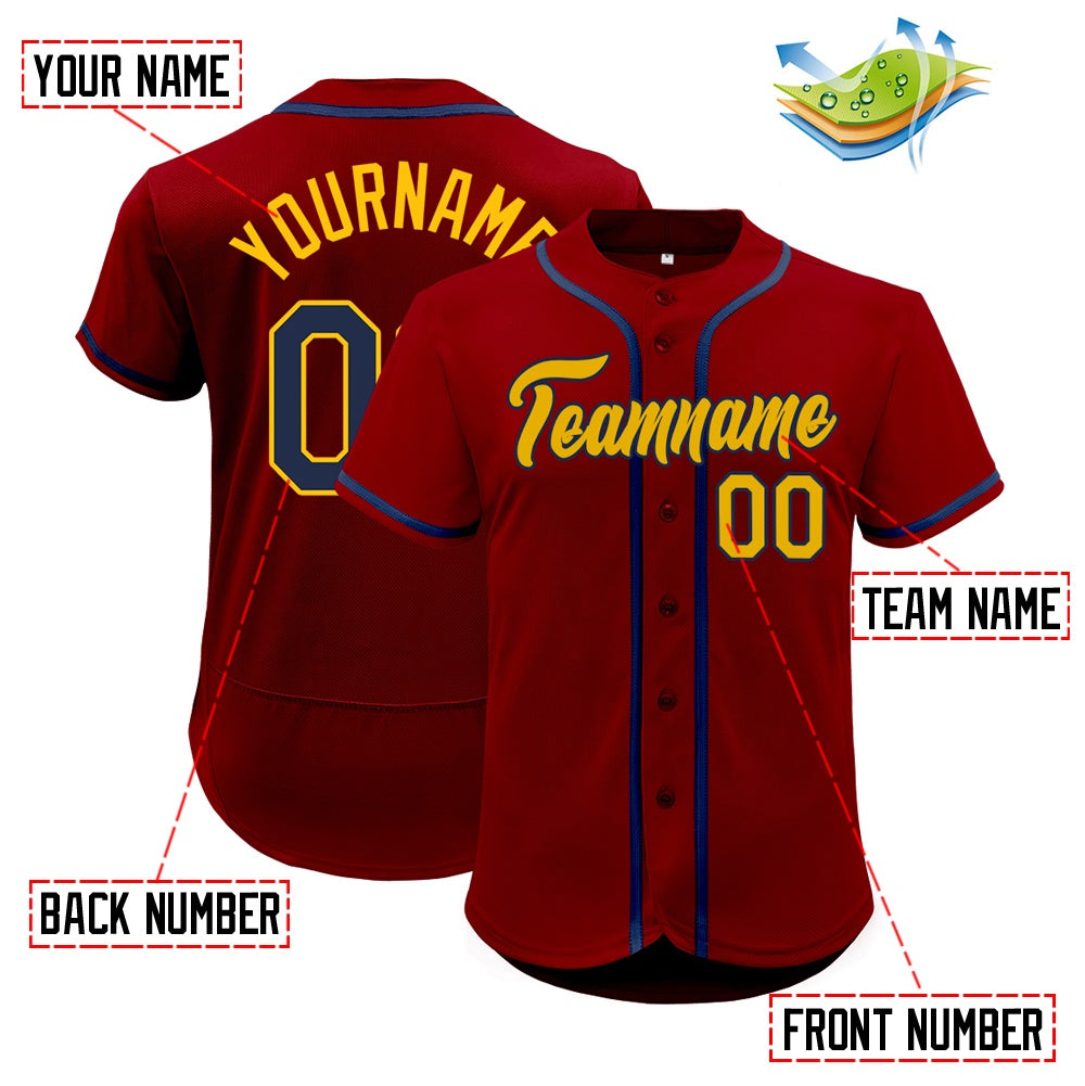 Custom Full Button Down Sportwear Stitched Baseball Jersey for Team