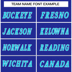 Custom Royal White Stripe Fashion Tops Basketball Jersey