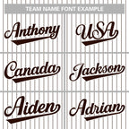 Custom Pinstripe Baseball Jerseys Personalized Button-Down Shirts for Teams