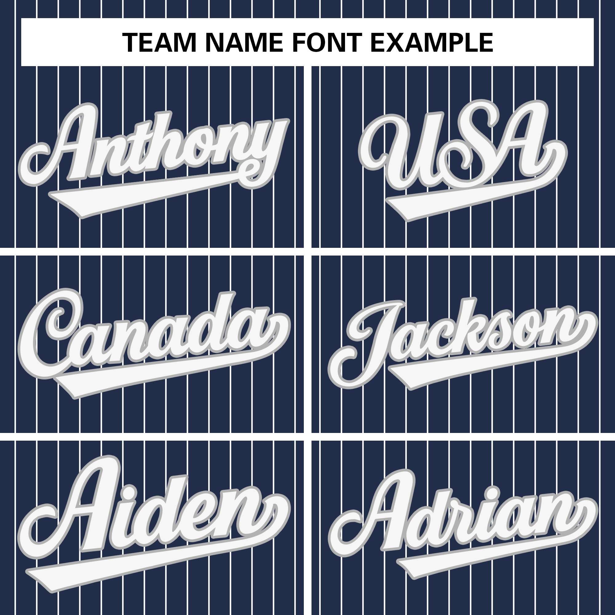 Custom Pinstripe Baseball Jersey Button Down Shirt Personalized for Adults/Youth