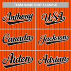 Custom Pinstripe Baseball Jersey Button Down Shirt Personalized for Adults/Youth