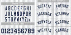 Custom White Navy Stripe Fashion Authentic Baseball Jersey