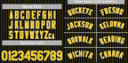 Custom Black Gold-White Stripe Fashion Authentic Baseball Jersey