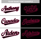 Custom Split Baseball Jersey Button Down Stitched Personalized Shirts for Adults/Boy
