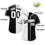 Custom Split Button Down Baseball Jersey Personalized Team Sports Uniform for Adults/Youth