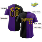 Custom Split Button Down Baseball Jersey Personalized Team Sports Uniform for Adults/Youth