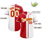 Custom Full Button Baseball Jersey Personalized Team Uniform Sports Split Shirts