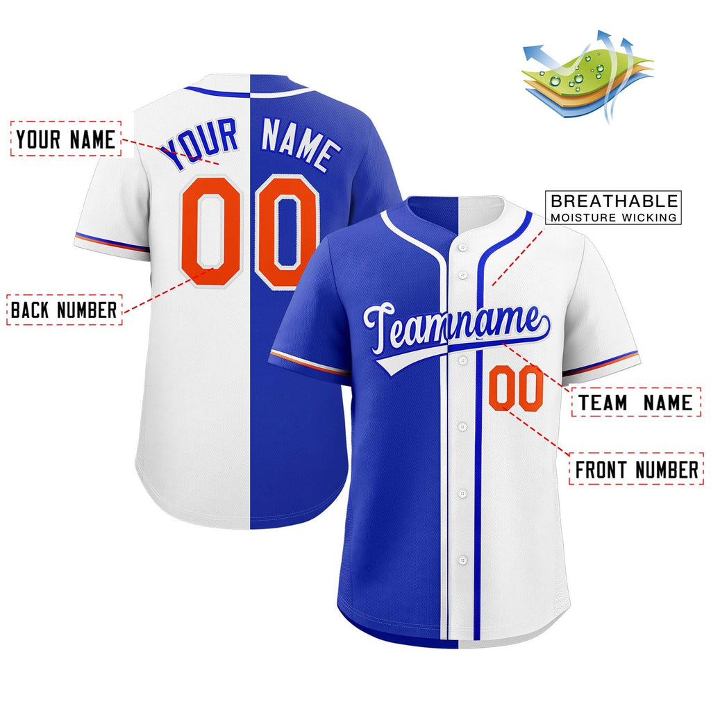 Custom Split Button Down Baseball Jersey Personalized Team Sports Uniform for Adults/Youth