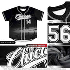 Custom Black Green-White Philadelphia City Connect Baseball Jersey