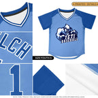Custom Aqua Navy Raglan Sleeves Side Spot Authentic Pullover Baseball Jersey