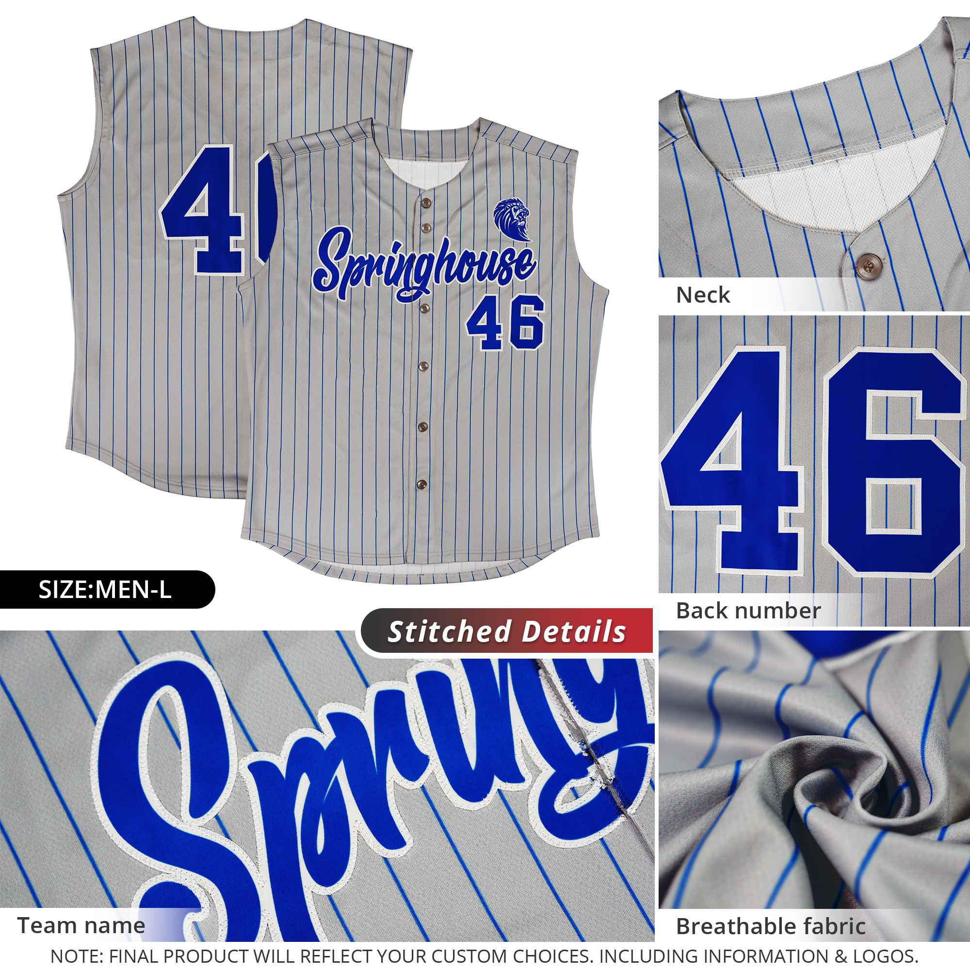 Custom Aqua Gold-Black Sleeveless Stripe Fashion Baseball Jersey