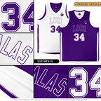 Custom Black Light Blue Double Side Tops Training Basketball Jersey