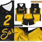 Custom Aqua Bright Green Gradient Fashion Sets Sports Uniform Basketball Jersey
