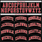 Custom Black Red-Cream Classic Tops Authentic Basketball Jersey