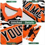 Custom Aqua Green-Pink Personalized Camo Authentic Football Jersey