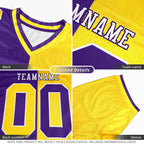 Custom Aqua Orange Personalized Split Two Tone Design Authentic Football Jersey