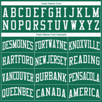 Custom  Green White Classic Tops Fashion Sportwear Basketball Jersey