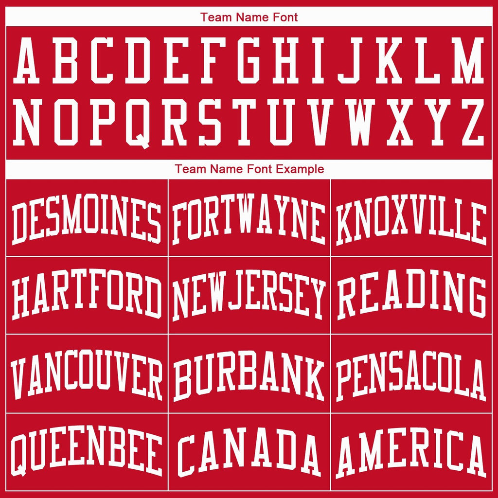 Custom Red White Classic Tops Sport Game Basketball Jersey