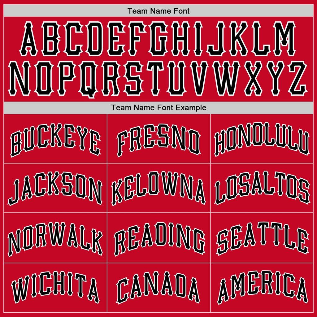 Custom Red Black White Classic Tops Athletic Casual Basketball Jersey