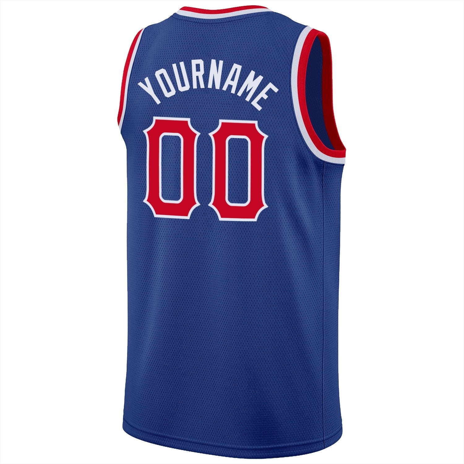 Custom Royal Red-White Classic Tops Athletic Casual Basketball Jersey
